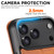 iPhone 18 Pro Max Suteni J06 Retro Matte Litchi Texture Leather MagSafe Phone Case - Khaki