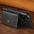iPhone 18 Pro Max Suteni M4 Magnetic Card Bag MagSafe Leather Phone Case - Black