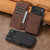 iPhone 18 Pro Max Suteni Q05 2-in-1 Multi-function MagSafe Wallet Litchi Leather Phone Case - Black
