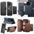 iPhone 18 Pro Max Suteni Q05S1 3-in-1 Detachable Wallet MagSafe Leather Phone Case - Black