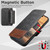 iPhone 18 Pro Max Suteni Q06 2-in-1 Multi-function Detachable Wallet MagSafe Phone Case - Black
