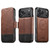 iPhone 18 Pro Max Suteni Q06 2-in-1 Multi-function Detachable Wallet MagSafe Phone Case - Brown