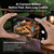 iPhone 18 Pro Max Textured Non-slip Shockproof Magnetic Phone Case with Holder - Dark Blue