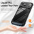 iPhone 18 Pro Max TPU + PC Lens Protection Phone Case - Black