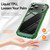 iPhone 18 Pro Max TPU + PC Lens Protection Phone Case - Green