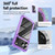 iPhone 18 Pro Max TPU + PC Lens Protection Phone Case - Purple