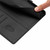 iPhone 18 Pro Max Tree Cat Embossed Flip Vegan Leather Phone Case - Black
