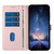 iPhone 18 Pro Max Tree Cat Embossed Flip Vegan Leather Phone Case - Rose Gold