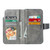iPhone 18 Pro Max Tri-Fold 9-Card Wallets Leather Phone Case - Grey