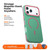 iPhone 18 Pro Max Two-tone Contrast Magnetic Phone Case - Green