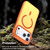 iPhone 18 Pro Max Two-tone Contrast Magnetic Phone Case - Orange