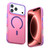 iPhone 18 Pro Max Two-tone Contrast Magnetic Phone Case - Pink