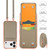 iPhone 18 Pro Max VIETAO Litchi Texture Wallet PU Phone Case with Lanyard - Grey