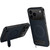 iPhone 18 Pro Max WANLONFENG Kickstand Carbon Fiber Texture Magnetic Phone Case - Sapphire Blue