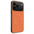 iPhone 18 Pro Max WANLONFENG TQ Series Magnetic Carbon Fiber Texture PC Hybrid TPU Phone Case - Orange