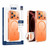 iPhone 18 Pro Max XDcase Frosted Transparent Magnetic Shockproof Phone Case - Orange