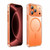 iPhone 18 Pro Max XDcase Frosted Transparent Magnetic Shockproof Phone Case - Orange