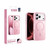 iPhone 18 Pro Max XDcase Metal Lens Frame Skin Feel Magnetic Phone Case - Pink