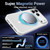 iPhone 18 Pro Max XDcase Metal Lens Frame Skin Feel Magnetic Phone Case - White