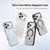 iPhone 18 Pro Max ZGA Color Enhanced Skin Feel PC Hybrid TPU Magnetic Phone Case - Light Blue