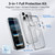 3 in 1 Set TPU + PC Clear Magnetic Phone Case with High Alumina Tempered Film + Lens Protector iPhone 18 Pro