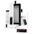 4 in 1 Set Magnetic Phone Case with Screen Film + Lens Protector + Card Bag iPhone 18 Pro - Black