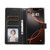 iPhone 18 Pro / 17 Pro 3-Card Slots Multifunctional Leather Phone Case - Black