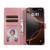 iPhone 18 Pro / 17 Pro 3-Card Slots Multifunctional Leather Phone Case - Rose Gold
