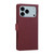 iPhone 18 Pro / 17 Pro 3-Card Slots Multifunctional Leather Phone Case - Wine Red