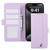 iPhone 18 Pro / 17 Pro ABEEL Delicate Texture Splicing RFID Leather Phone Case - Purple