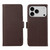 iPhone 18 Pro / 17 Pro ABEEL Side-Magnetic Litchi Pattern Leather RFID Phone Case - Brown