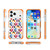 iPhone 18 Pro / 17 Pro Acrylic Four-Corner Shockproof Heart Pattern Magnetic Phone Case - Orange