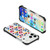 iPhone 18 Pro / 17 Pro Acrylic Four-Corner Shockproof Heart Pattern Magnetic Phone Case - Transparent Black