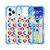 iPhone 18 Pro / 17 Pro Acrylic Four-Corner Shockproof Heart Pattern Phone Case - Blue