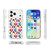 iPhone 18 Pro / 17 Pro Acrylic Four-Corner Shockproof Heart Pattern Phone Case - Transparent White