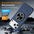 iPhone 18 Pro / 17 Pro Alloy Rotating Holder MagSafe Shockproof Phone Case - Blue