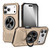iPhone 18 Pro / 17 Pro Alloy Rotating Holder MagSafe Shockproof Phone Case - Gold