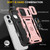 iPhone 18 Pro / 17 Pro Armor PC + TPU Camera Shield Phone Case - Rose Gold