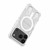 iPhone 18 Pro / 17 Pro BIBERCAS Transparent Color Series MagSafe Air Bag Shockproof Phone Case - Pink