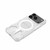 iPhone 18 Pro / 17 Pro BIBERCAS Transparent Color Series MagSafe Air Bag Shockproof Phone Case - White