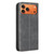 iPhone 18 Pro / 17 Pro BINFEN COLOR Calfskin Texture Magnetic RFID Vegan Leather Phone Case - Black