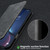 iPhone 18 Pro / 17 Pro BINFEN COLOR Calfskin Texture Magnetic RFID Vegan Leather Phone Case - Black