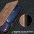 iPhone 18 Pro / 17 Pro BINFEN COLOR Calfskin Texture Magnetic RFID Vegan Leather Phone Case - Brown