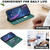 iPhone 18 Pro / 17 Pro BINFEN COLOR Calfskin Texture Magnetic RFID Vegan Leather Phone Case - Green