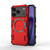iPhone 18 Pro / 17 Pro Butterfly Armor MagSafe Magnetic Ring Shockproof Phone Case - Red
