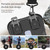 iPhone 18 Pro / 17 Pro Camera Shield Armor MagSafe Holder Phone Case with Strap - Black