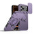 iPhone 18 Pro / 17 Pro Camera Sliding Shield Magnetic Rotation Holder Phone Case - Purple