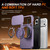 iPhone 18 Pro / 17 Pro Camera Sliding Shield Magnetic Rotation Holder Phone Case - Purple