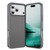 iPhone 18 Pro / 17 Pro Carbon Fiber Texture Skin-feel Acrylic TPU Phone Case - Grey