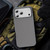 iPhone 18 Pro / 17 Pro Carbon Fiber Texture Skin-feel Acrylic TPU Phone Case - Grey